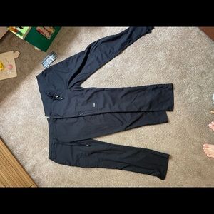 Black scrub pants. One new with tags